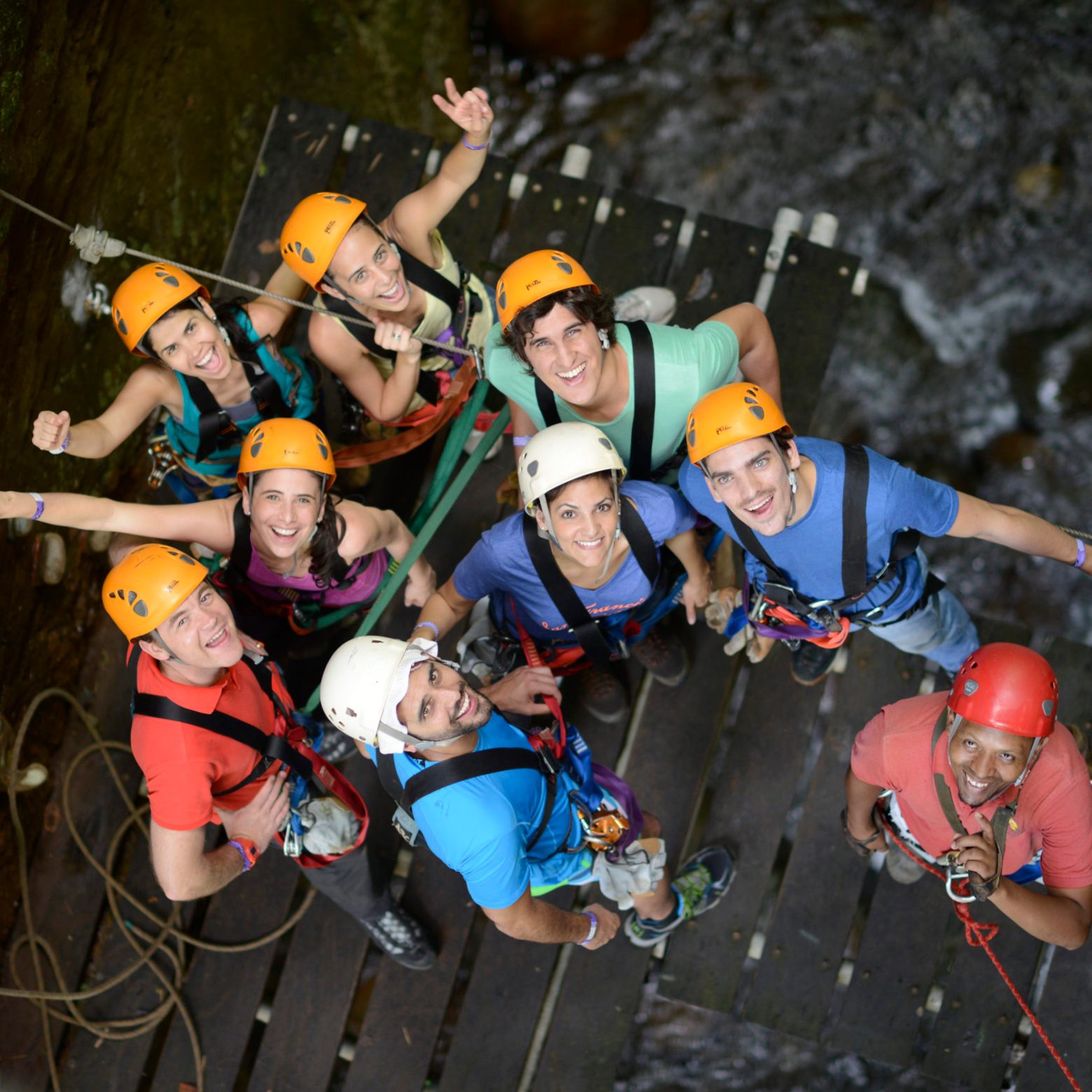 group on canopy zip line tour