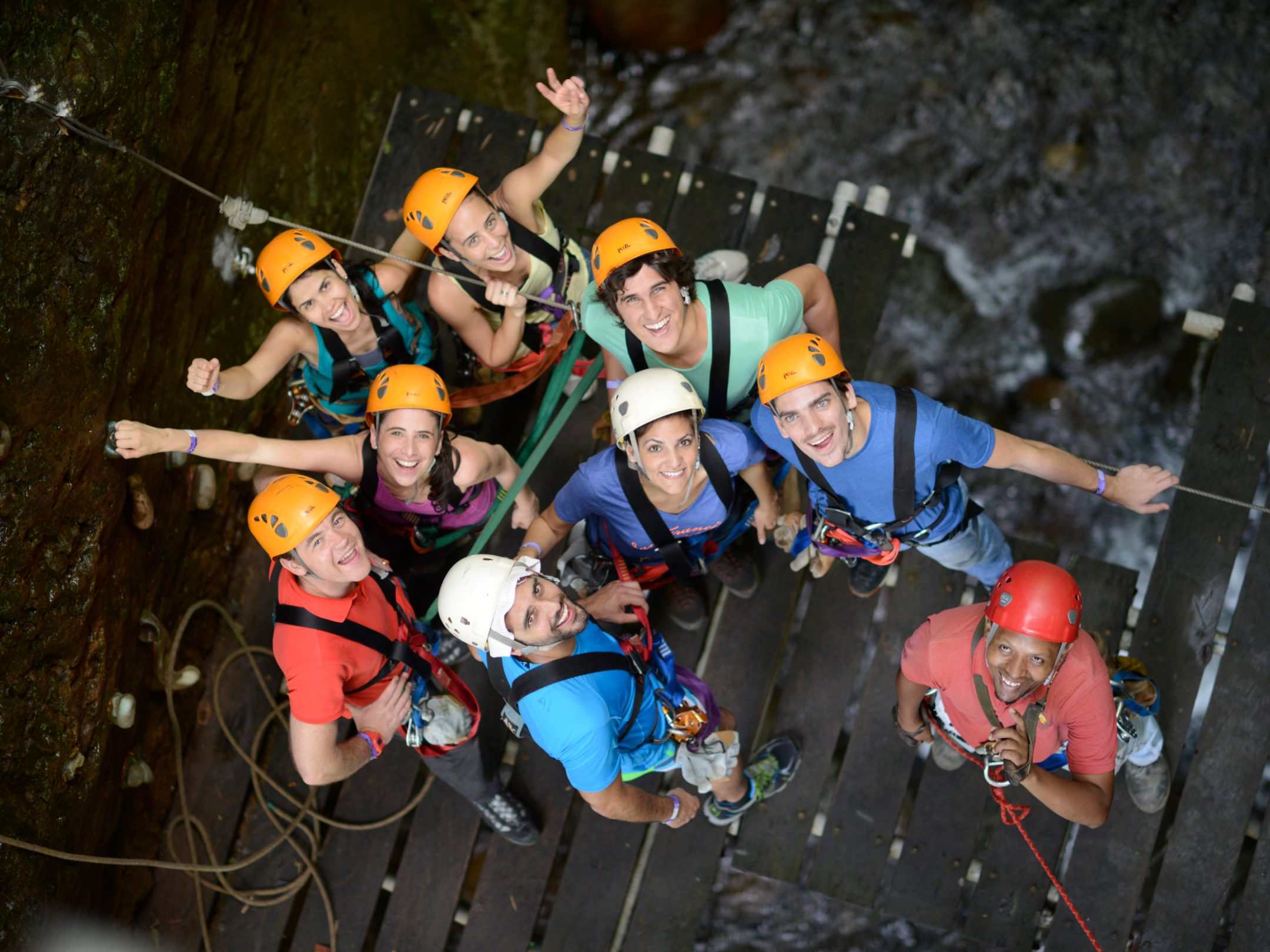 group on canopy zip line tour